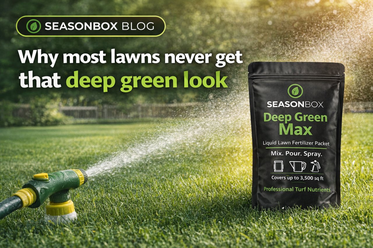 Why most lawn never get that deep green look.